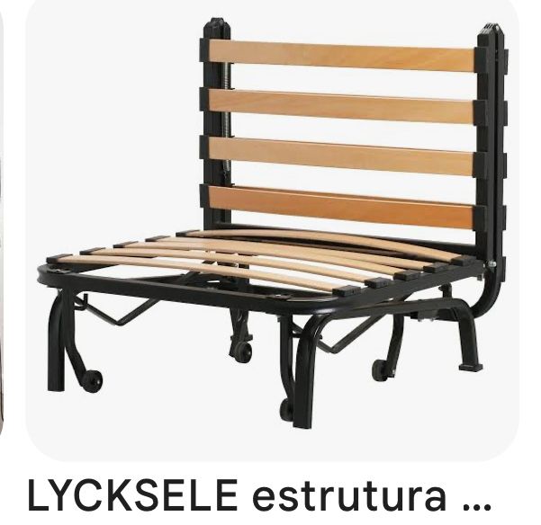 Sofa cama individual ikea LYCKSELE poltrona