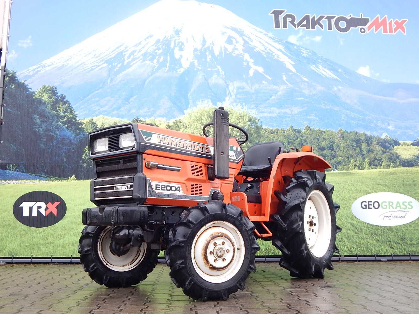 Mini traktor 4x4 20KM Hinomoto E2004 GWARANCJA ciągnik ciapek PROMOCJA