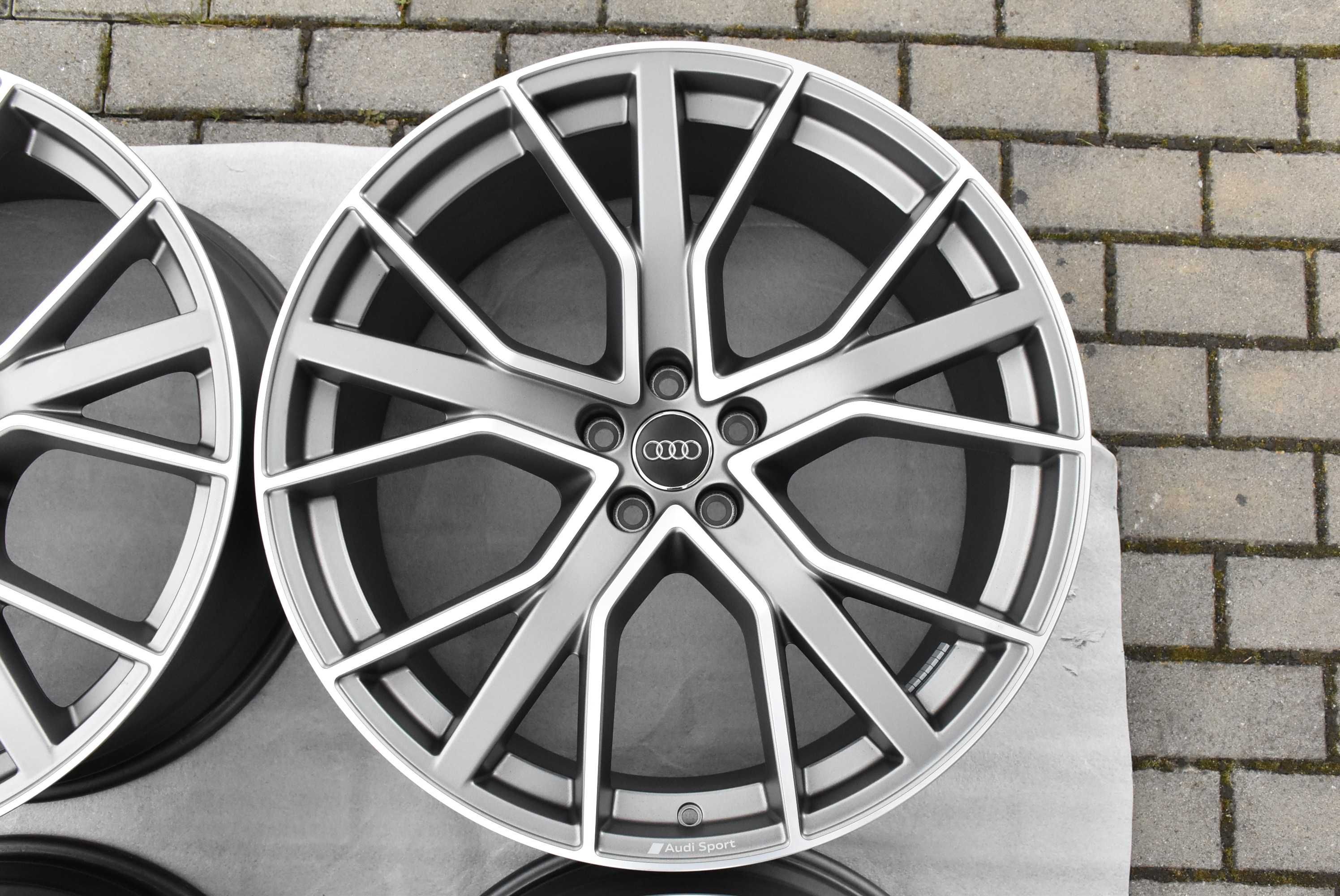 Oryginalne Felgi 22" Audi Q7 SQ7 4M0 Q8 SQ8 Nowe Bicolor 4M0.601.025DS