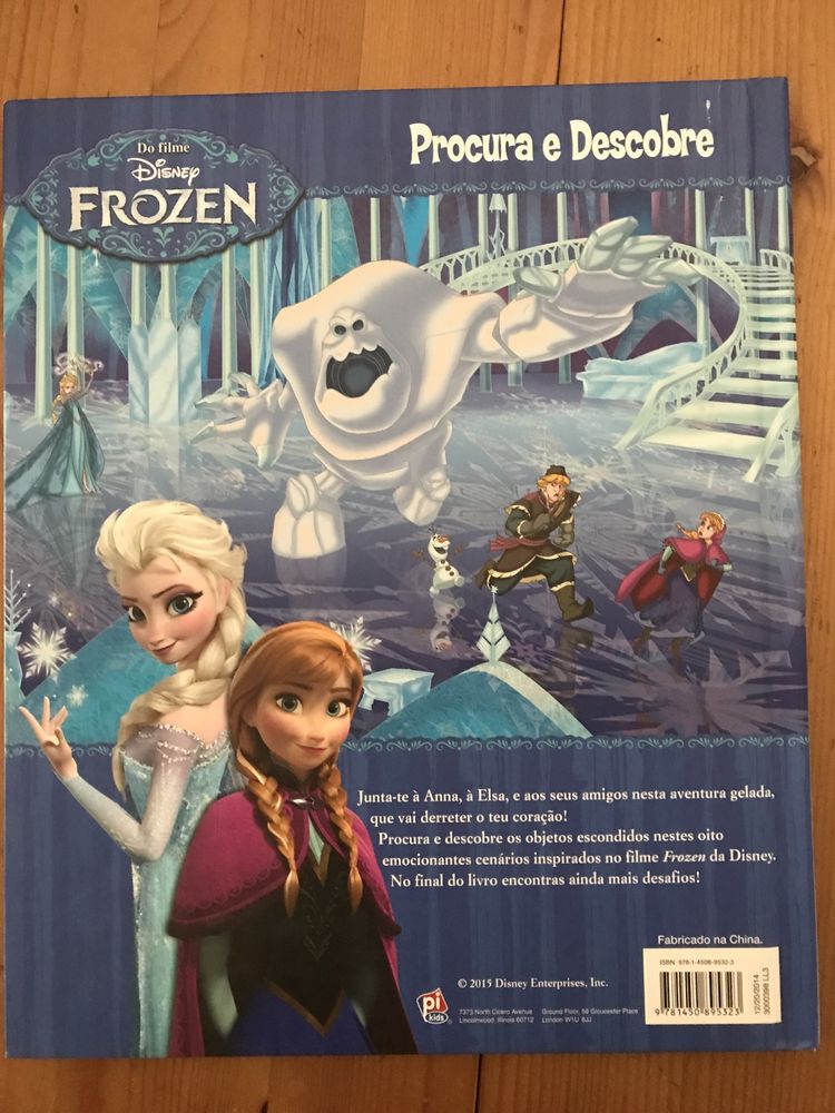 Livro infantil “Frozen”