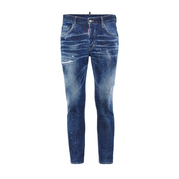 Dsquared2 Męskie Jeansy Skater Jean Granatowe 54