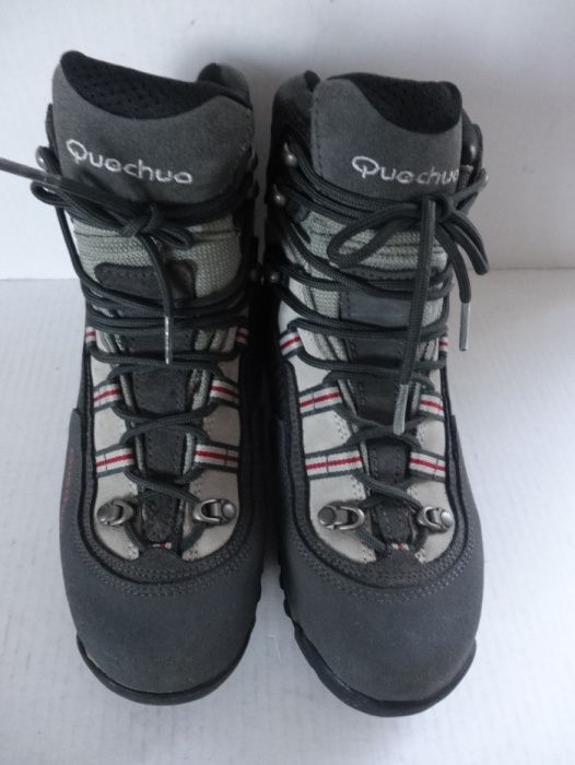 Buty Quechua roz 40 Skóra Trekkingowe Turystyczne