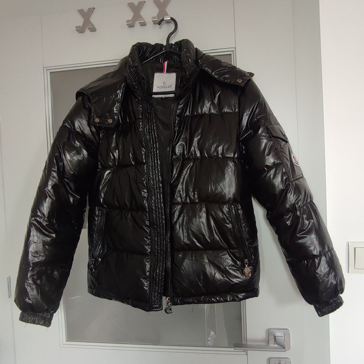 Kurtka zimowa czarna Moncler r. S