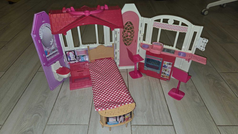 Barbie domek willa dla lalek składany