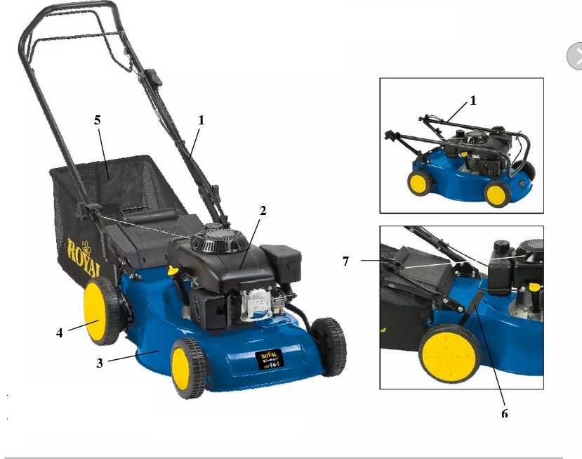 газонокосилка газонокосарка Einhell BM 46 K Royal бензинова