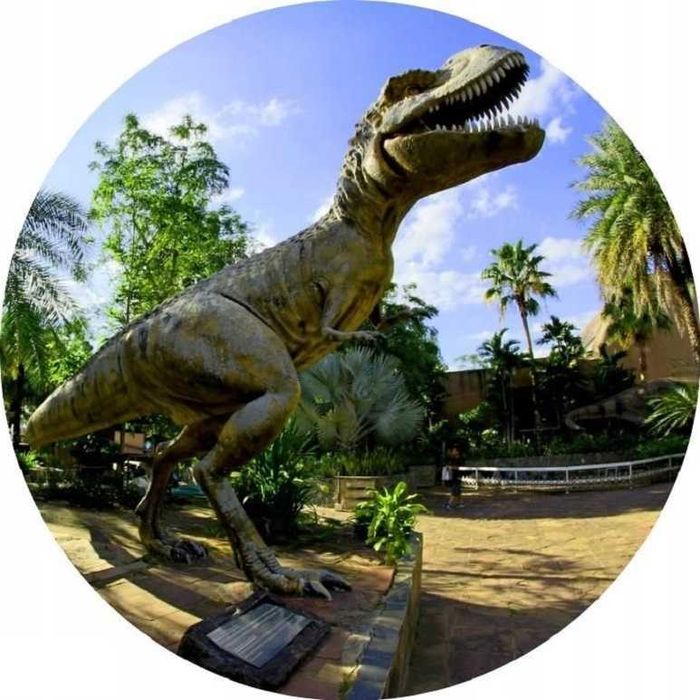 Opłatek na tort Urodziny Dinozaur T-Rex