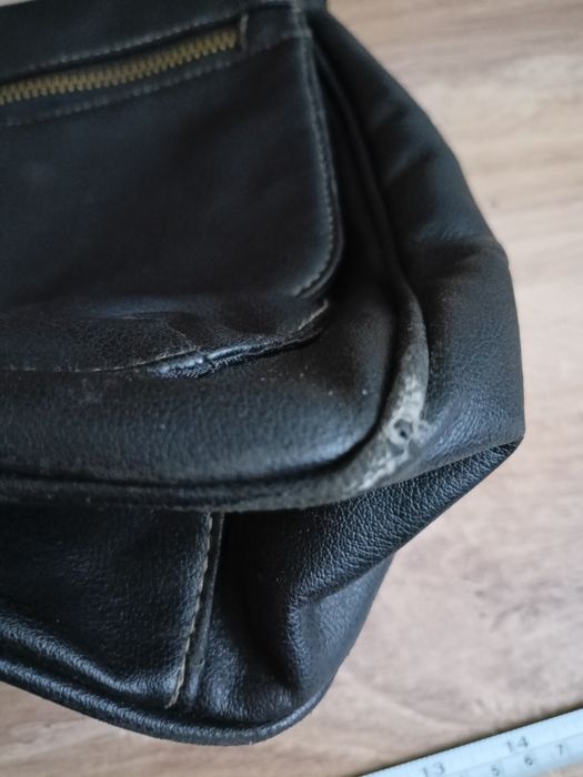 Torebka torba damska ze skóry skórzana czarna na ramię markowa Gabol