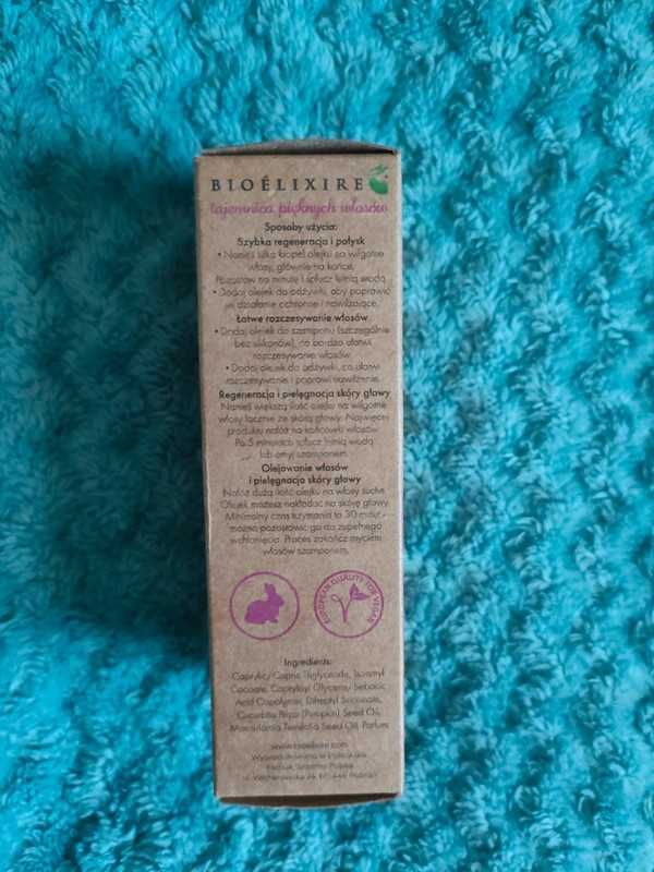 Olejek z makadami i pestek dyni do włosów i ciała Bioelixire 50ml