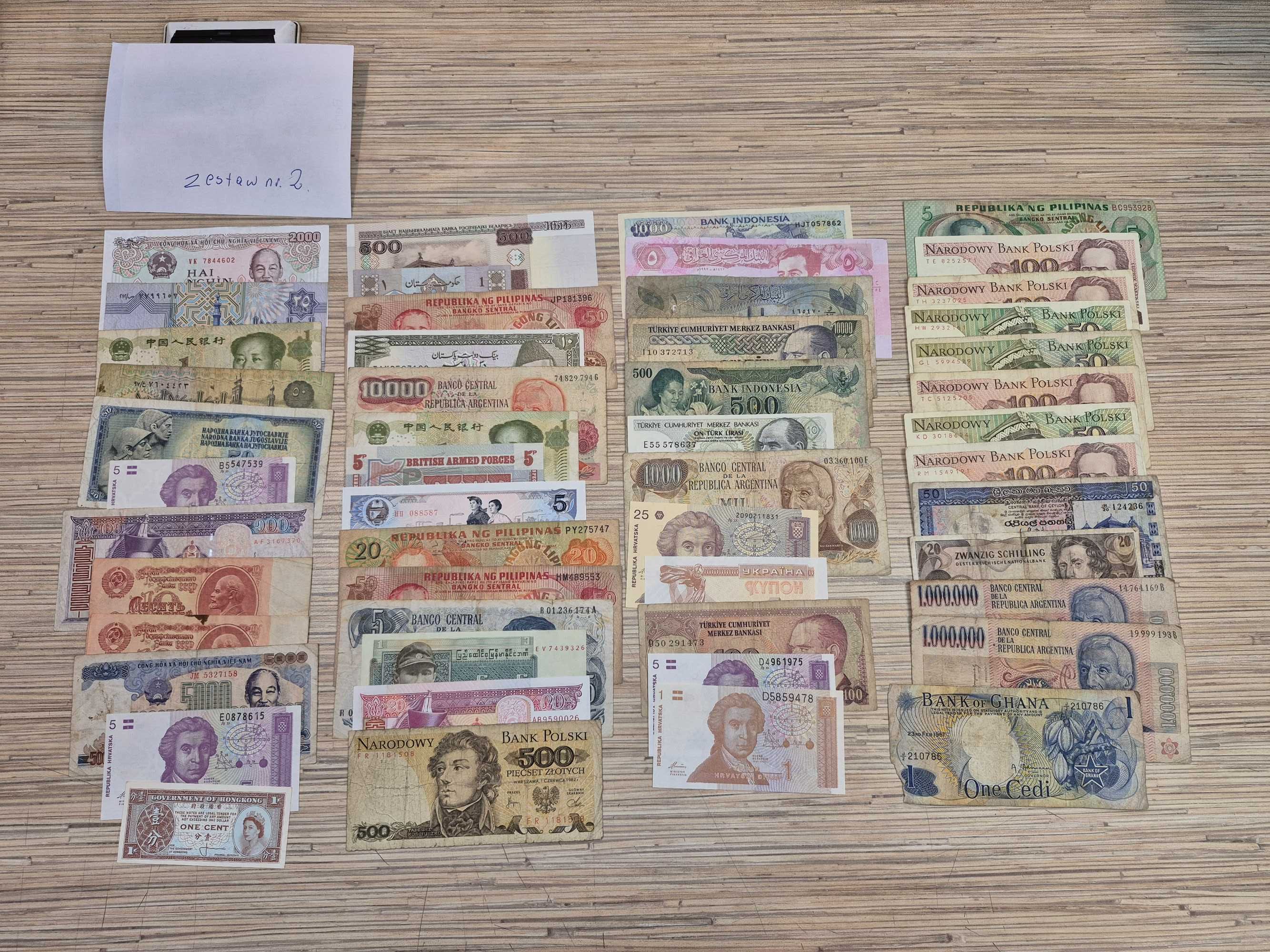 Stare banknoty starocie zestawy wyprzedaż kolekcji
