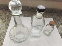 3 Garrafas/frascos