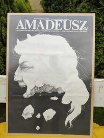 Stary plakat filmowy Amadeusz