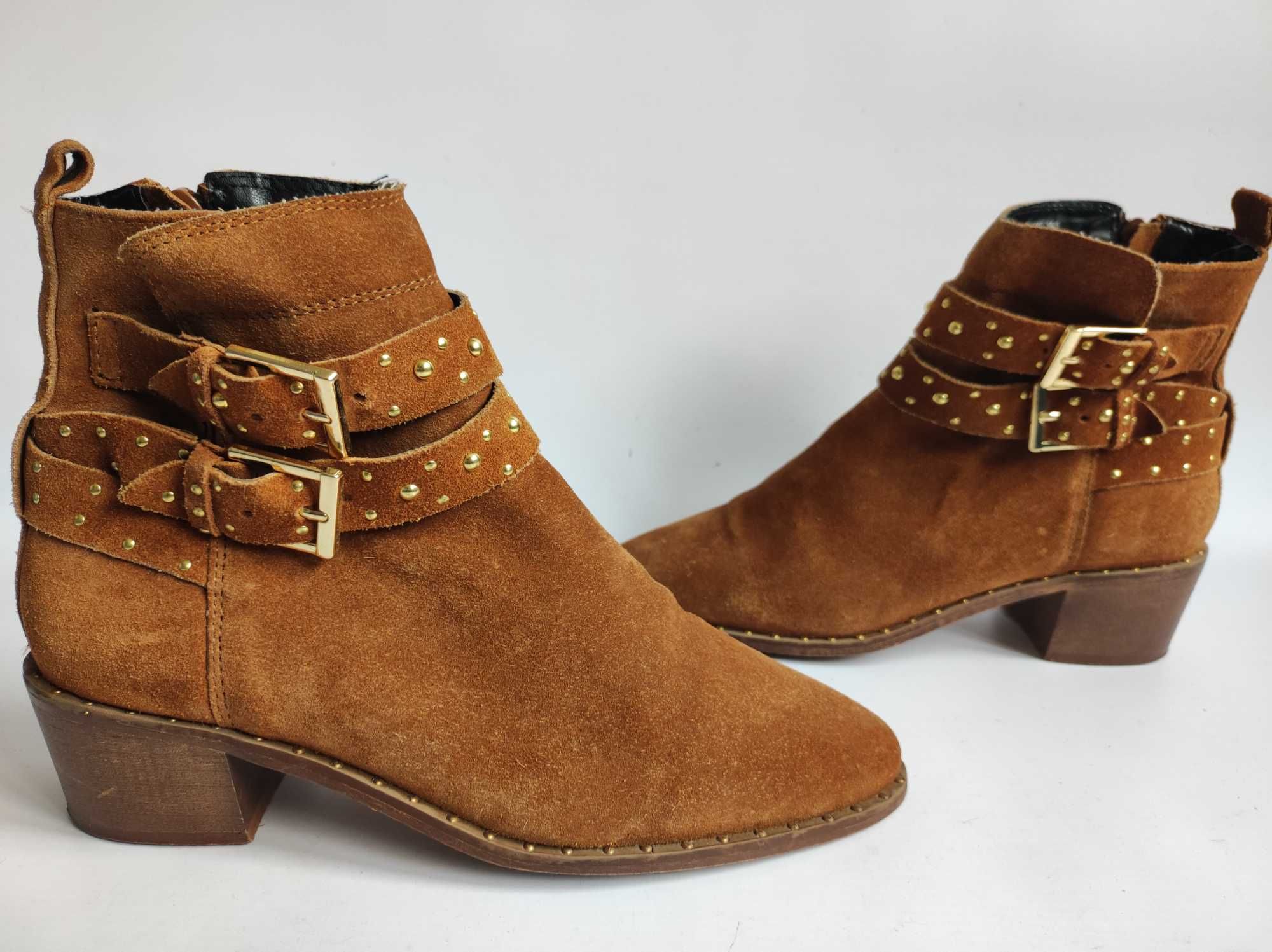 - River Island - Botki, kowbojki r. 38