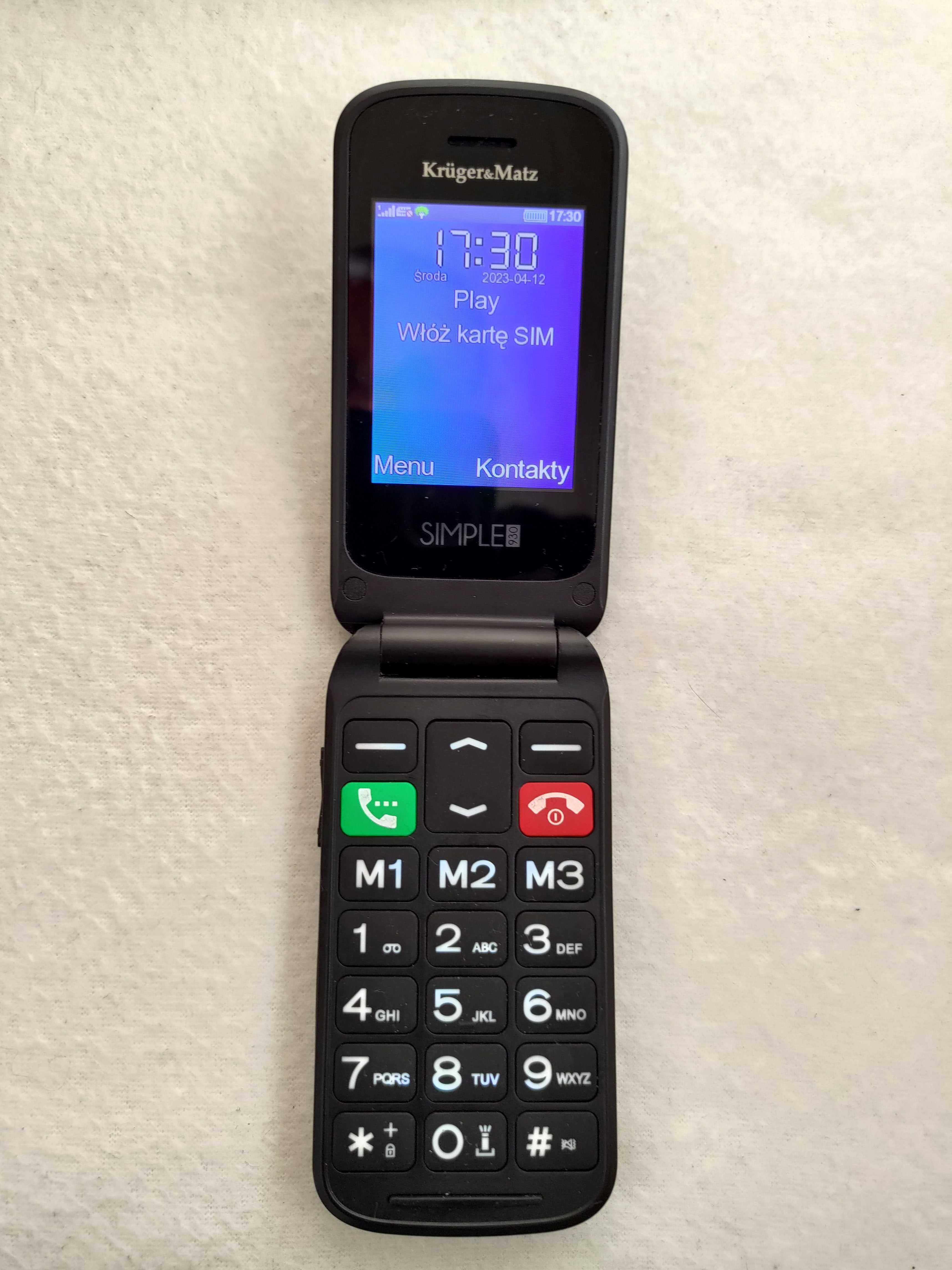 Telefon Kruger&Matz Simple 930 Czarny