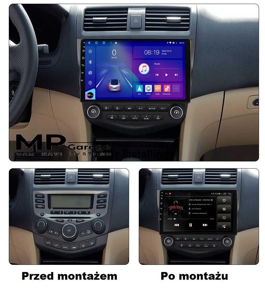 Honda Accord 7 Radio Android QLED 4G LTE DSP CarPlay AndroidAuto