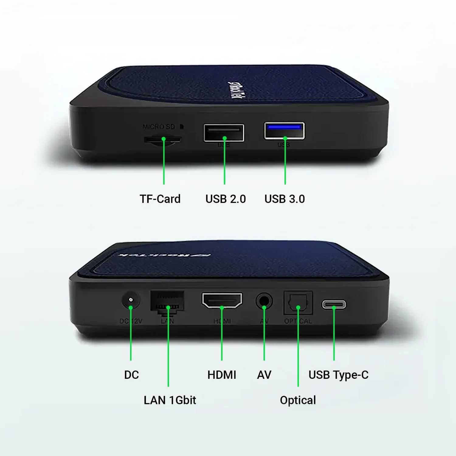 Смарт приставка RockTek G2 4K  S905X4-K 4/64G DVB-T2 /DVB-S2