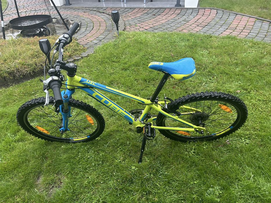 Rower dziecięcy CUBE Kid 240 - 24 cale, amortyzator, Shimano 21 biegów