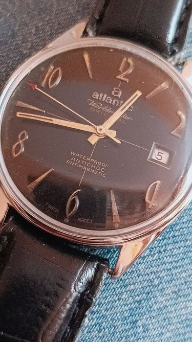 Atlantic Stary szwajcarski zegarek mechaniczny