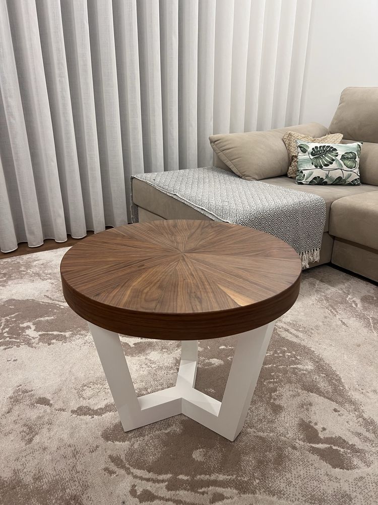 Mesa de centro Espiral Nogueira