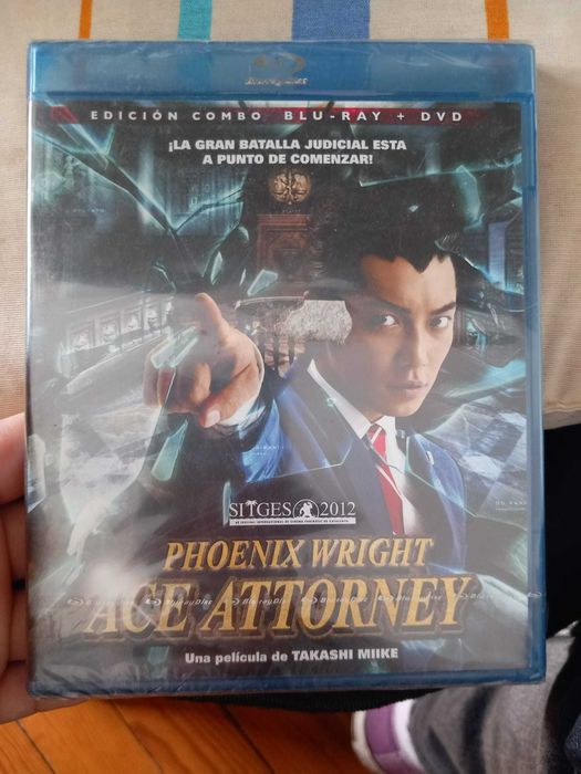 Phoenix Wrigth Ace Attorney DVD + Blue Ray áudio e leg em espanhol