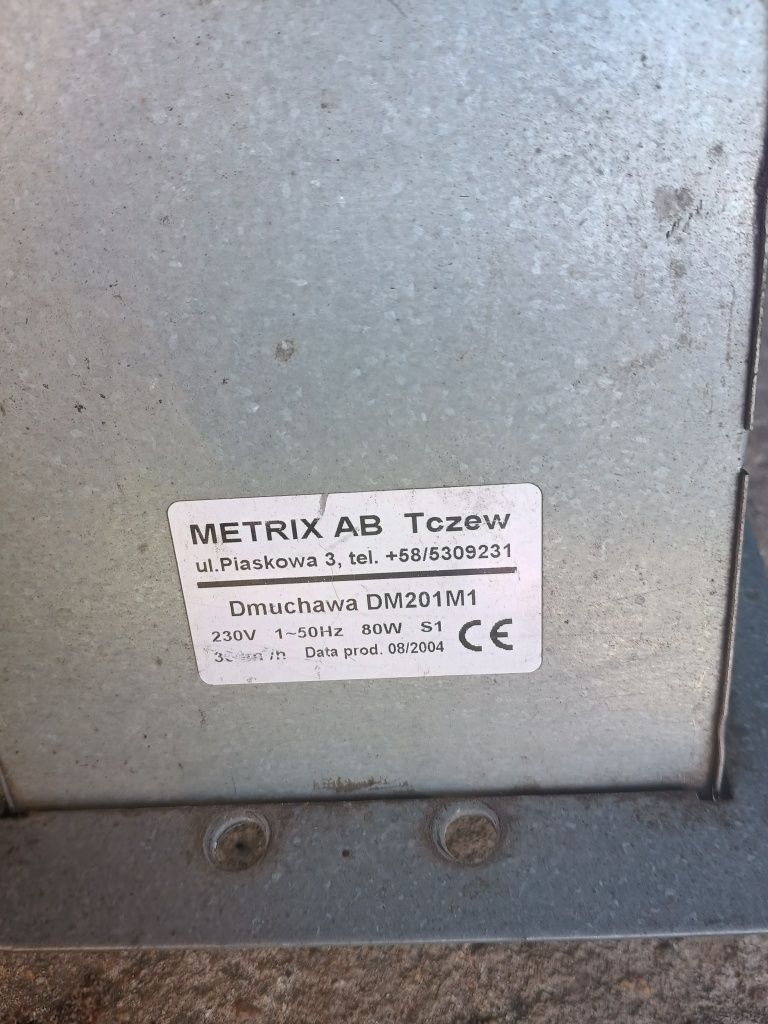 Dmuchawa do pieca na ekogroszek METRIX