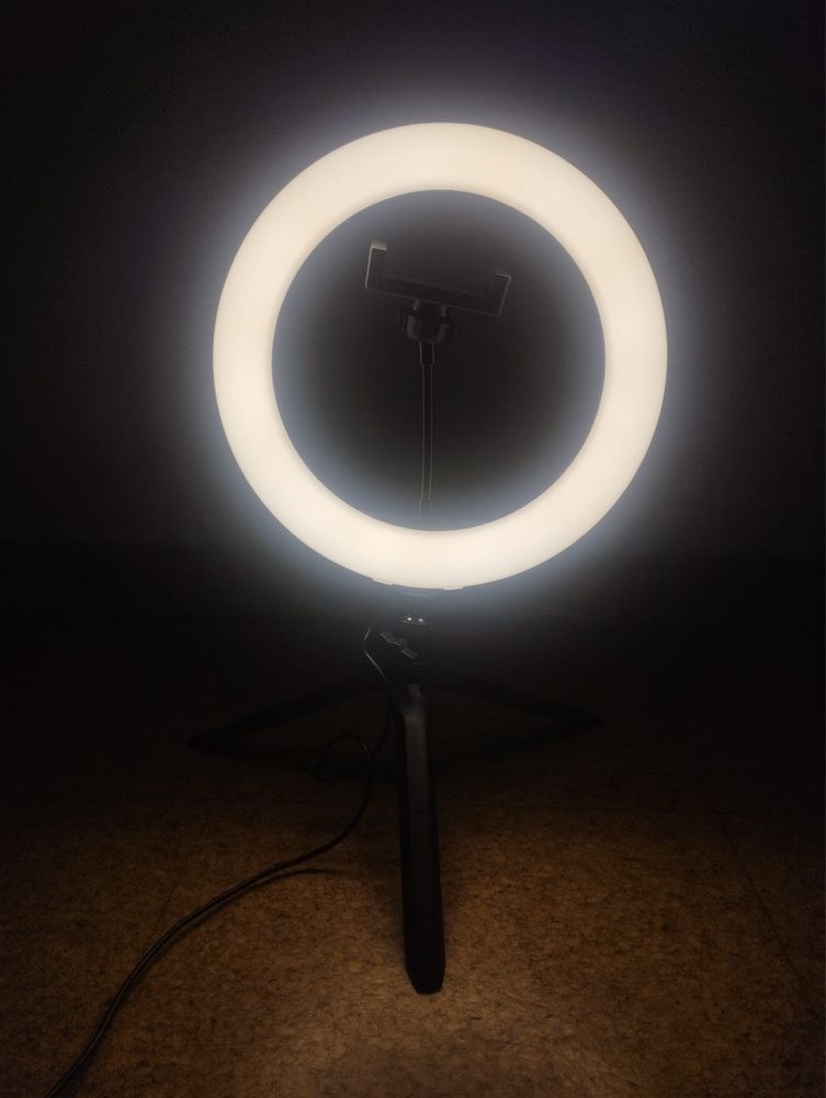 Anel de luz led + 3modos