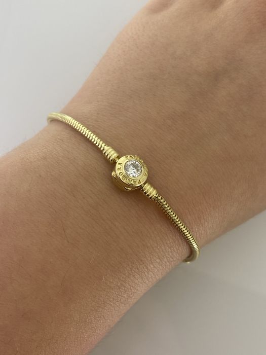 Złota bransoletka damska Pandora, Pròba 585. Nowa (6056)