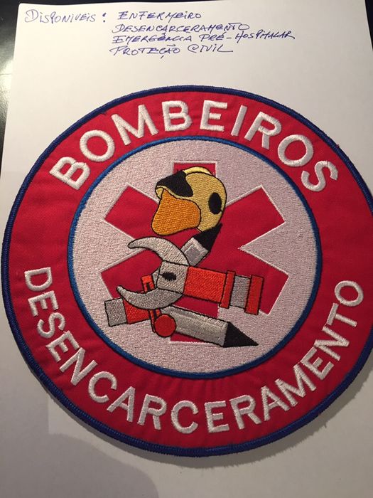 Patche Bombeiros 20 cm