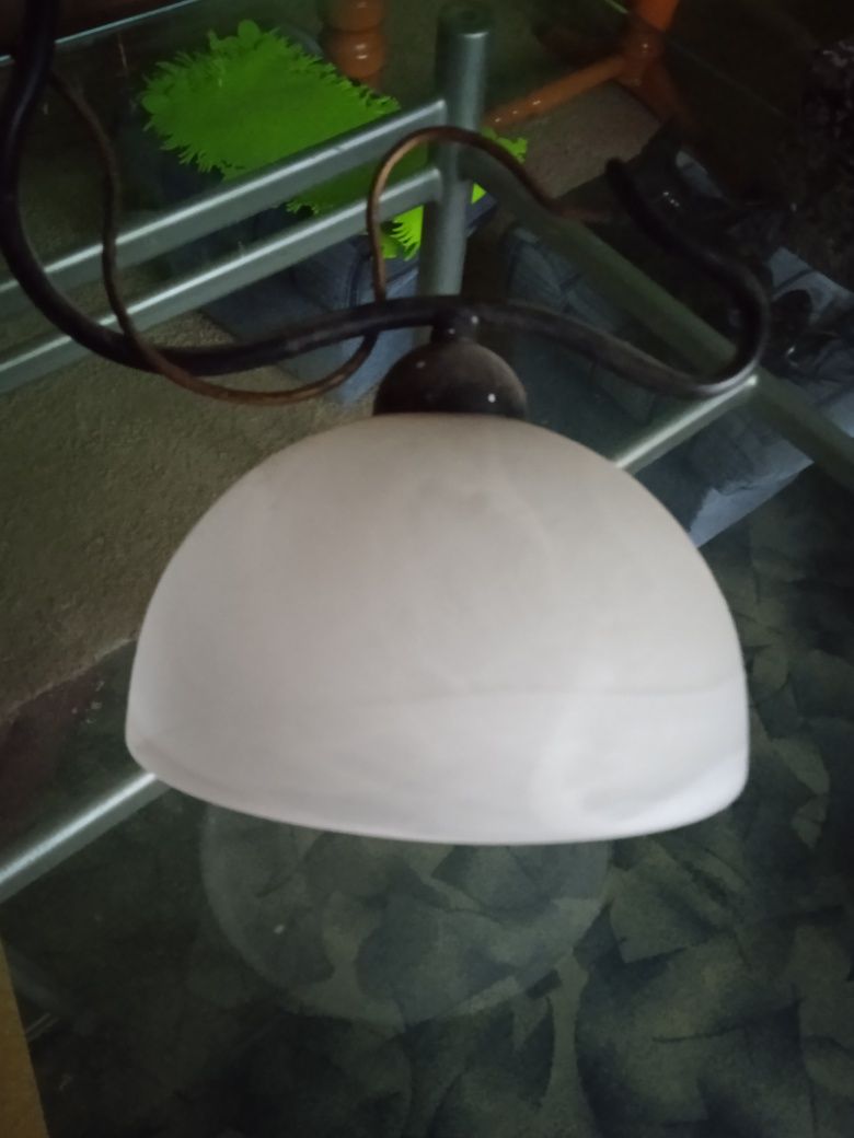 Lampa sufitowa dwa klosze