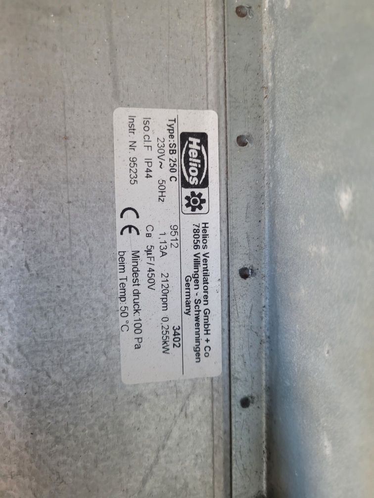 Ventilador com caixa