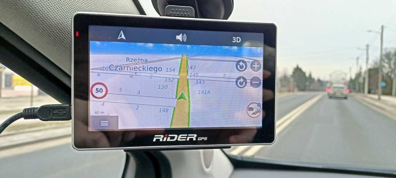 nawigacja samochodowa Rider Mapa map Polska/Europa