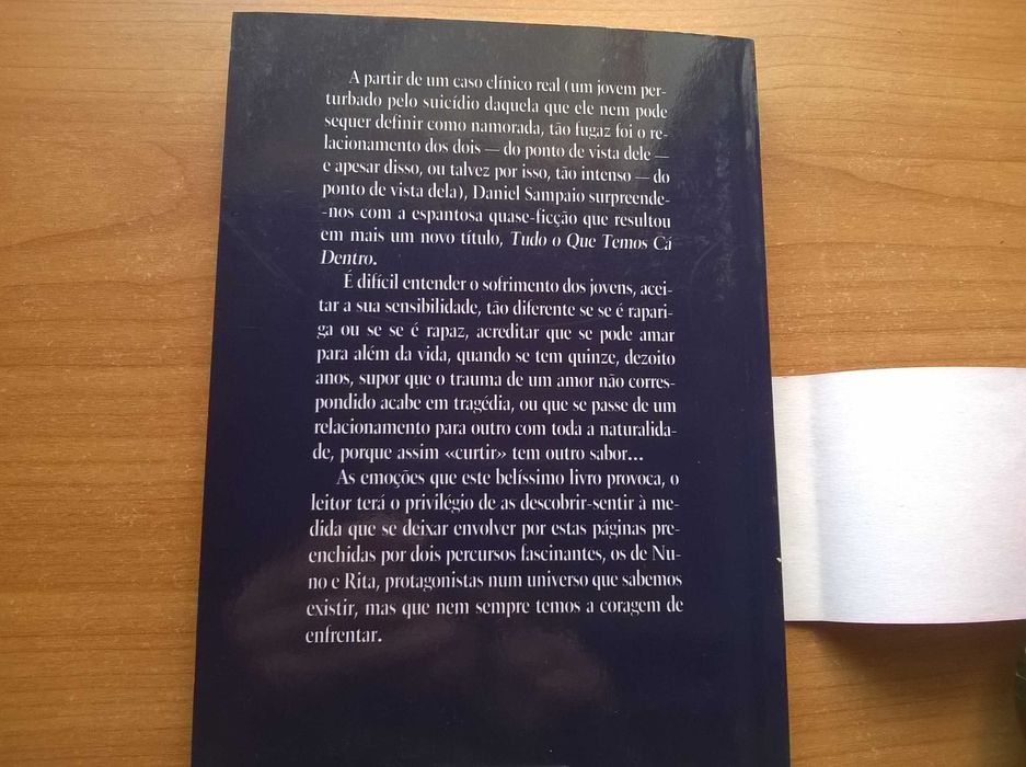 Tudo o que Temos cá Dentro - Daniel Sampaio