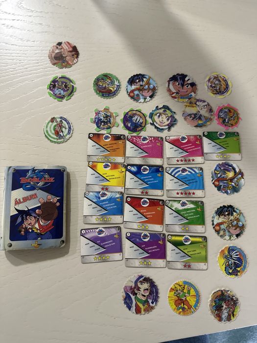 Bayblade catálogo- cromos