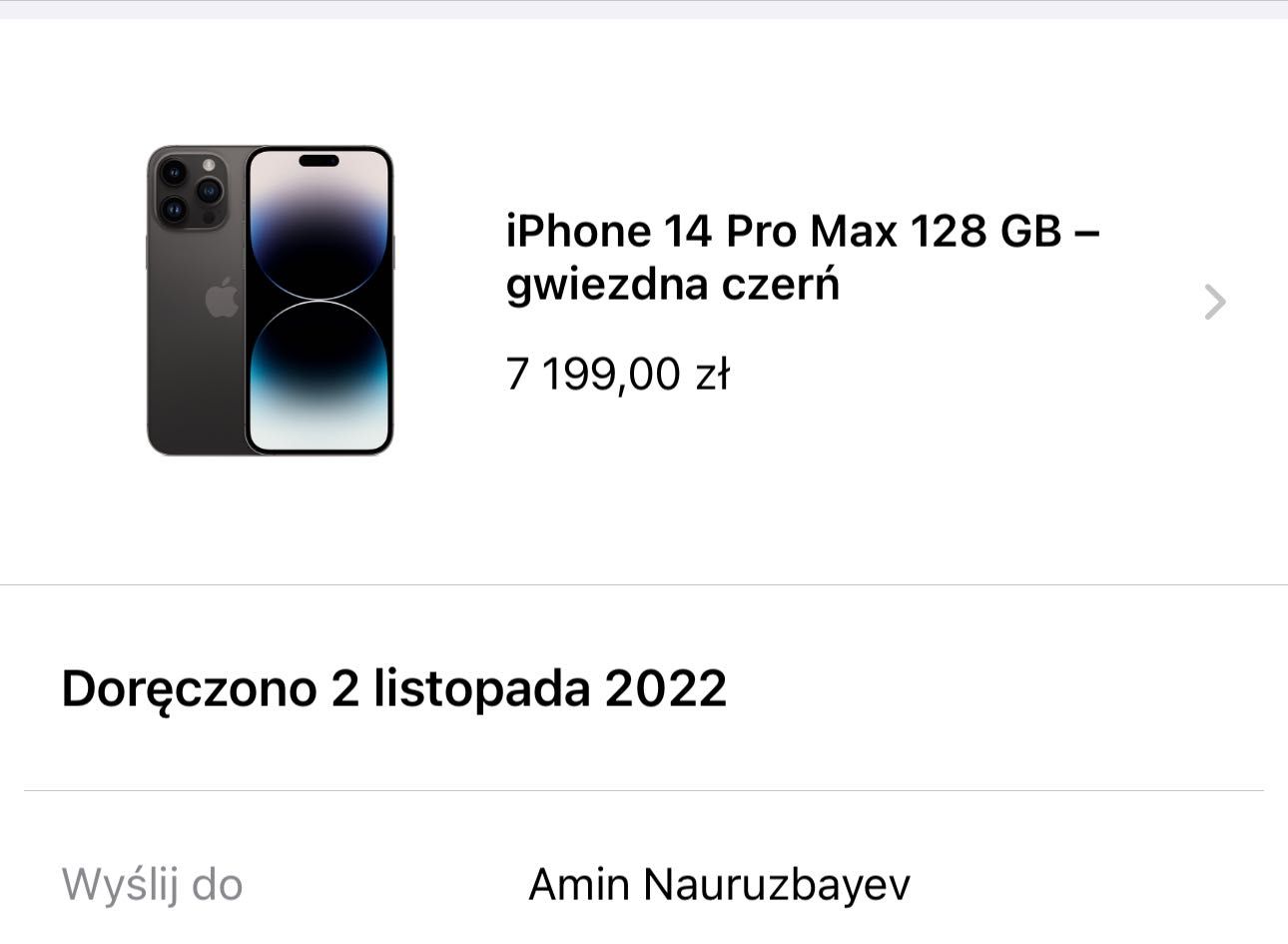 iPhone 14 ProMax 128 GB Black