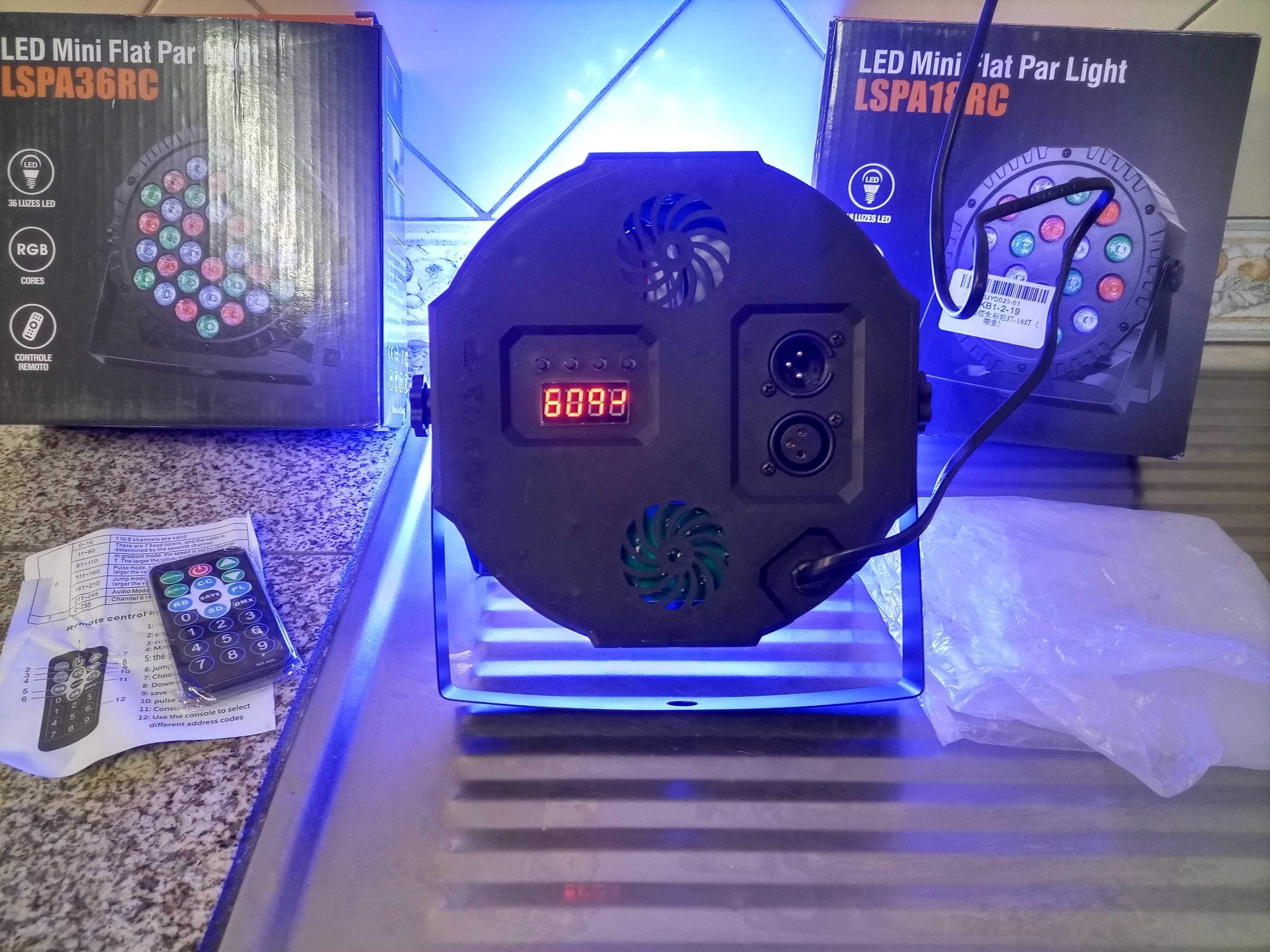 Projetor de palco 36 LED RGB  Novo
