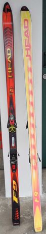 Ski Neve Head F9 185cm + bastoes Fischer