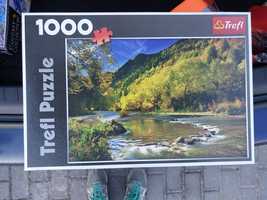 Trefl puzzle 1000 kompletne góry widok krajobraz ravensburger