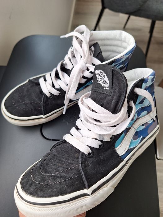 Tênis Vans SK8-Hi PS do cano alto, tam. 32