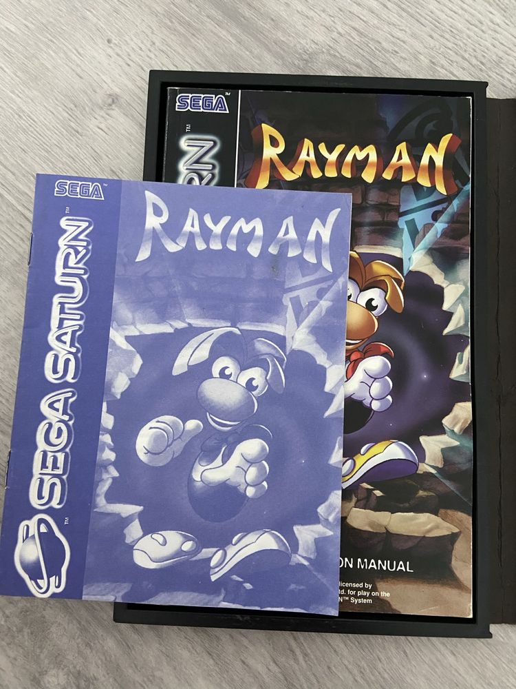 Rayman (Sega Saturn) em caixa completa