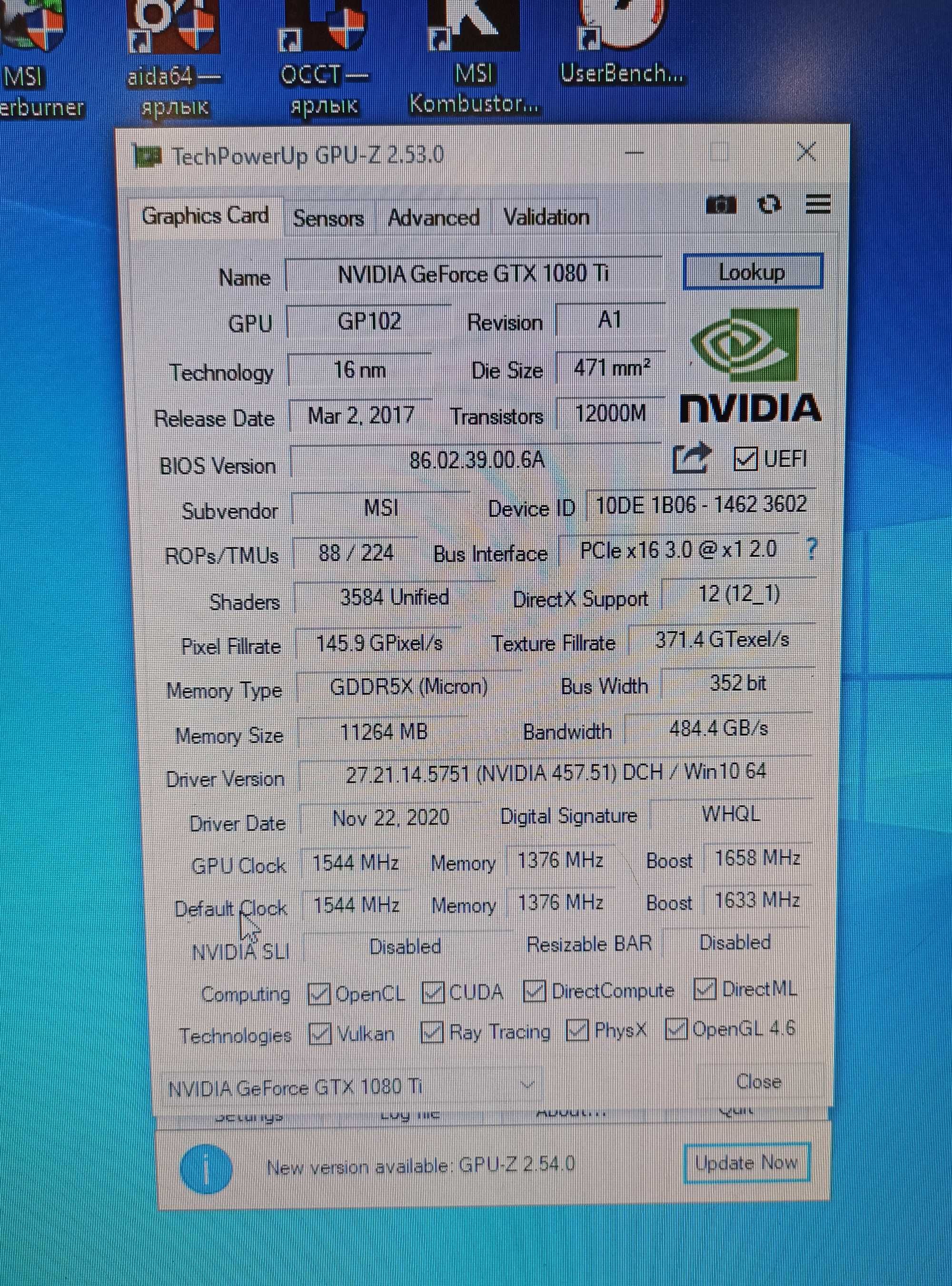 GIGABYTE GeForce GTX 1080 Ti GAMING OC 11G karta graficzna