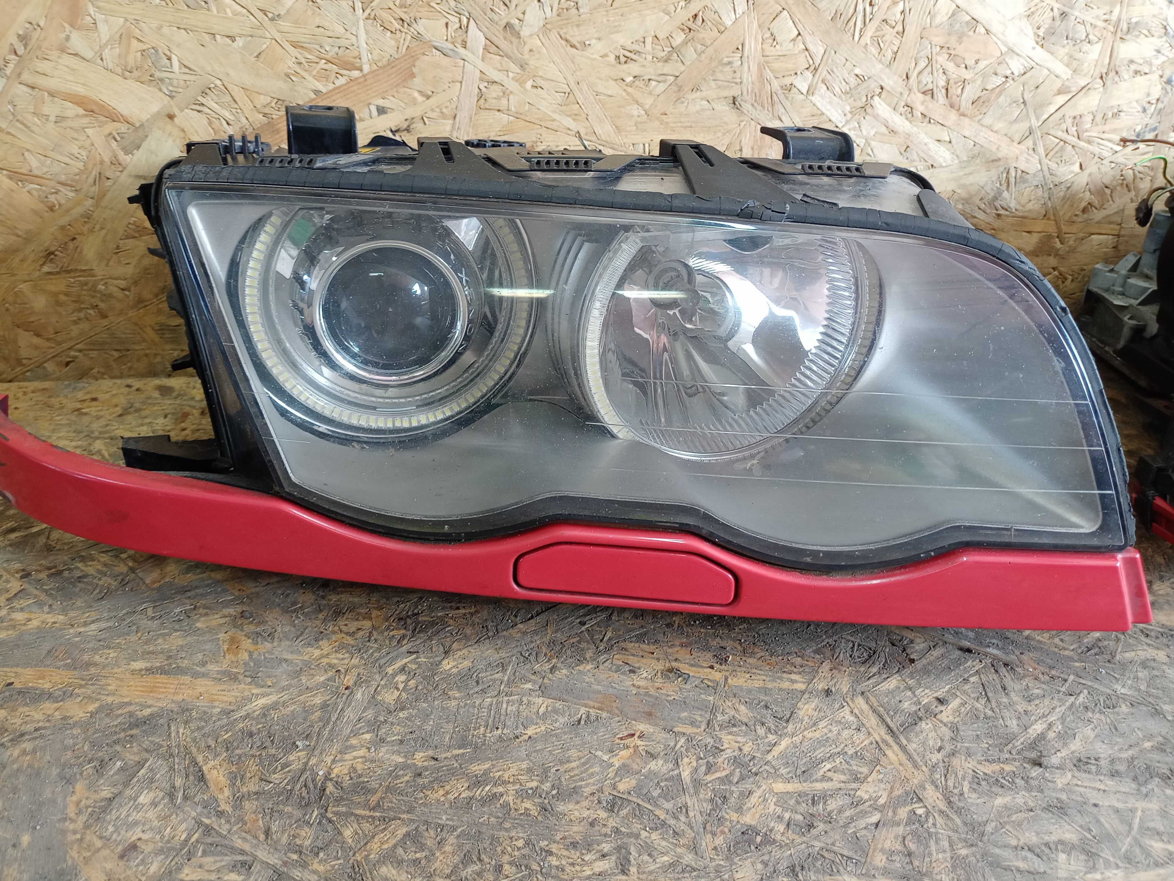 BMW E46 seria 3 lampa prawa lewa xenon kompletne demontaż