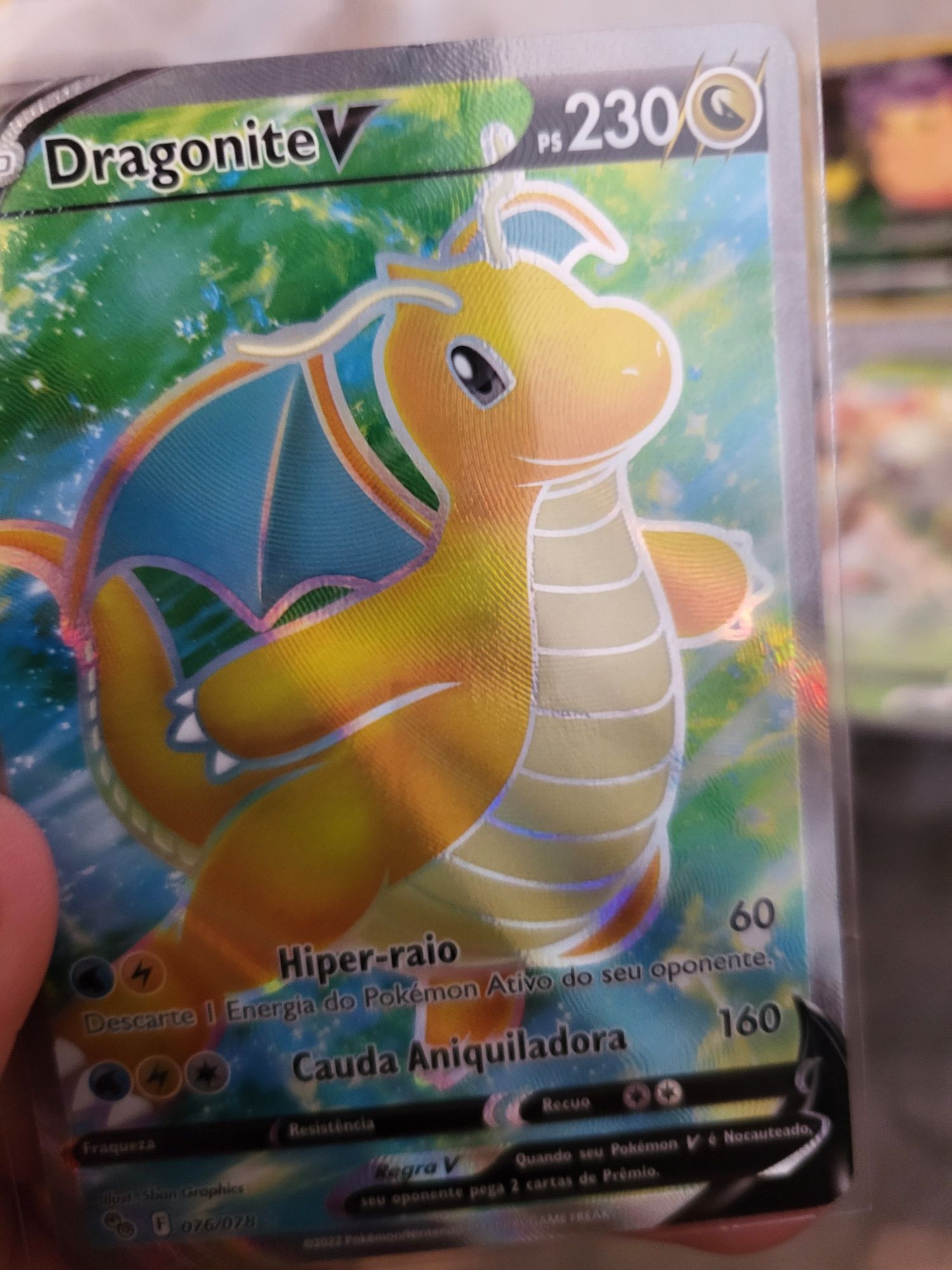 Conjunto de Cartas Pokémon Originais Pikachu Dragonite Kyurem