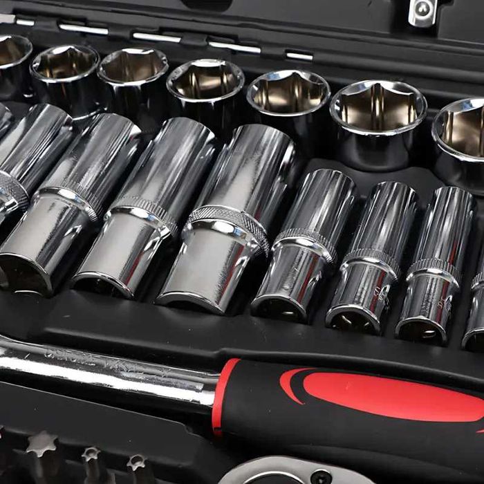 Набір інструментів 216 предметів, комплект набір для ремонту авто