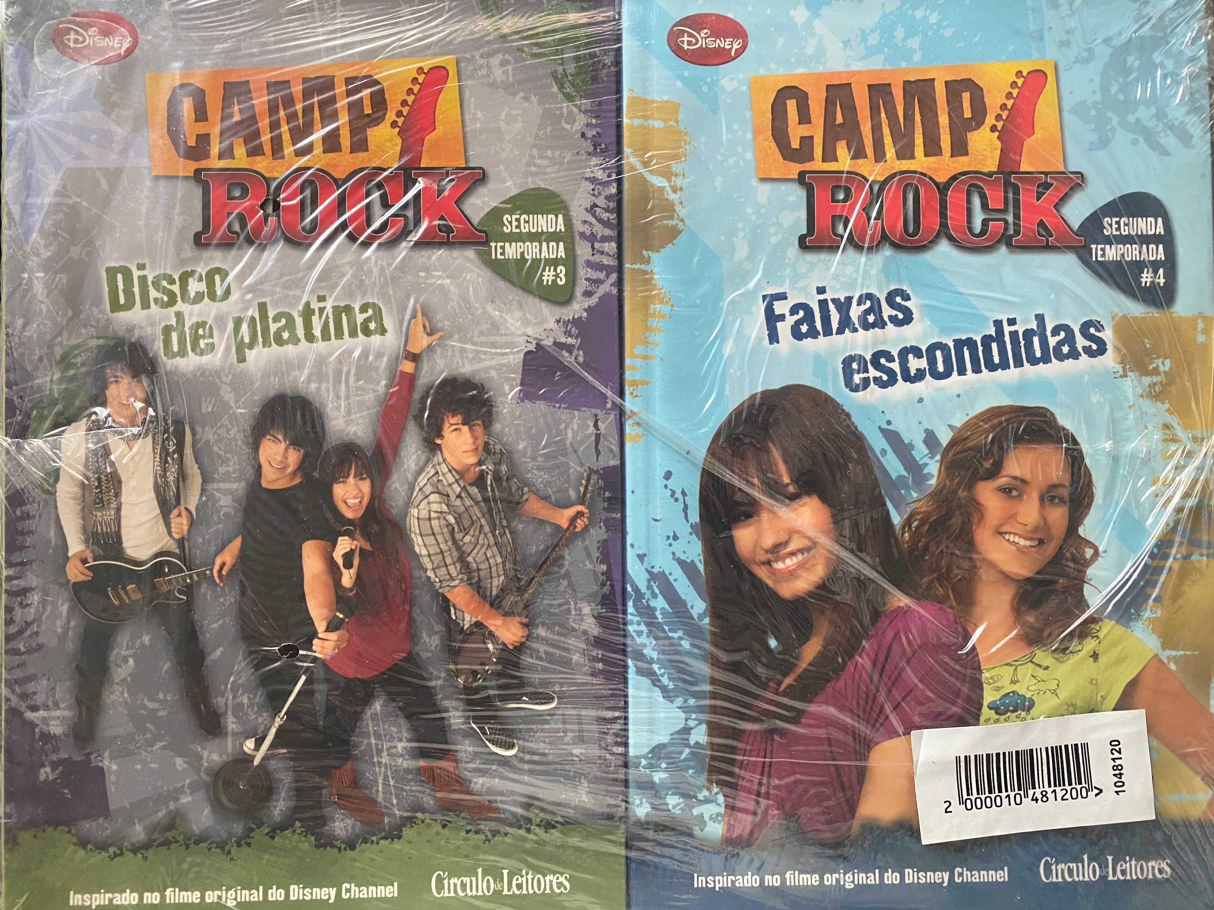 Livros “Camp Rock” T1 T2 T3 e T4