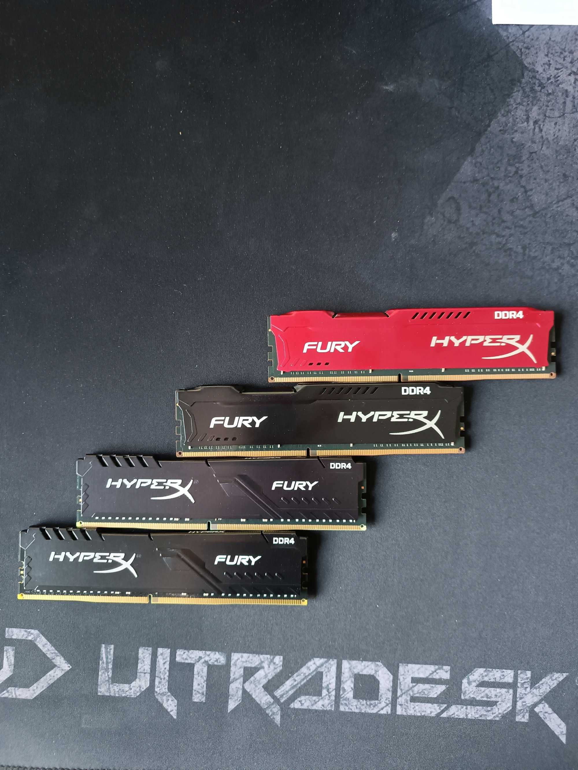 Pamięć RAM 64GB (4x16GB) HyperX Fury DDR4 CL15 2400MHz