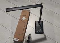 Lampka biurkowa Led lampa czarna