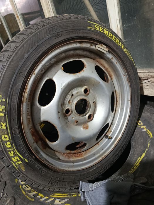 СМАРТ диски+шини 145/65 перед 175/55-15 комплект, поштучно, пари. Зима