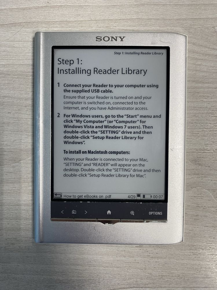 Електронна книга Sony PRS-350