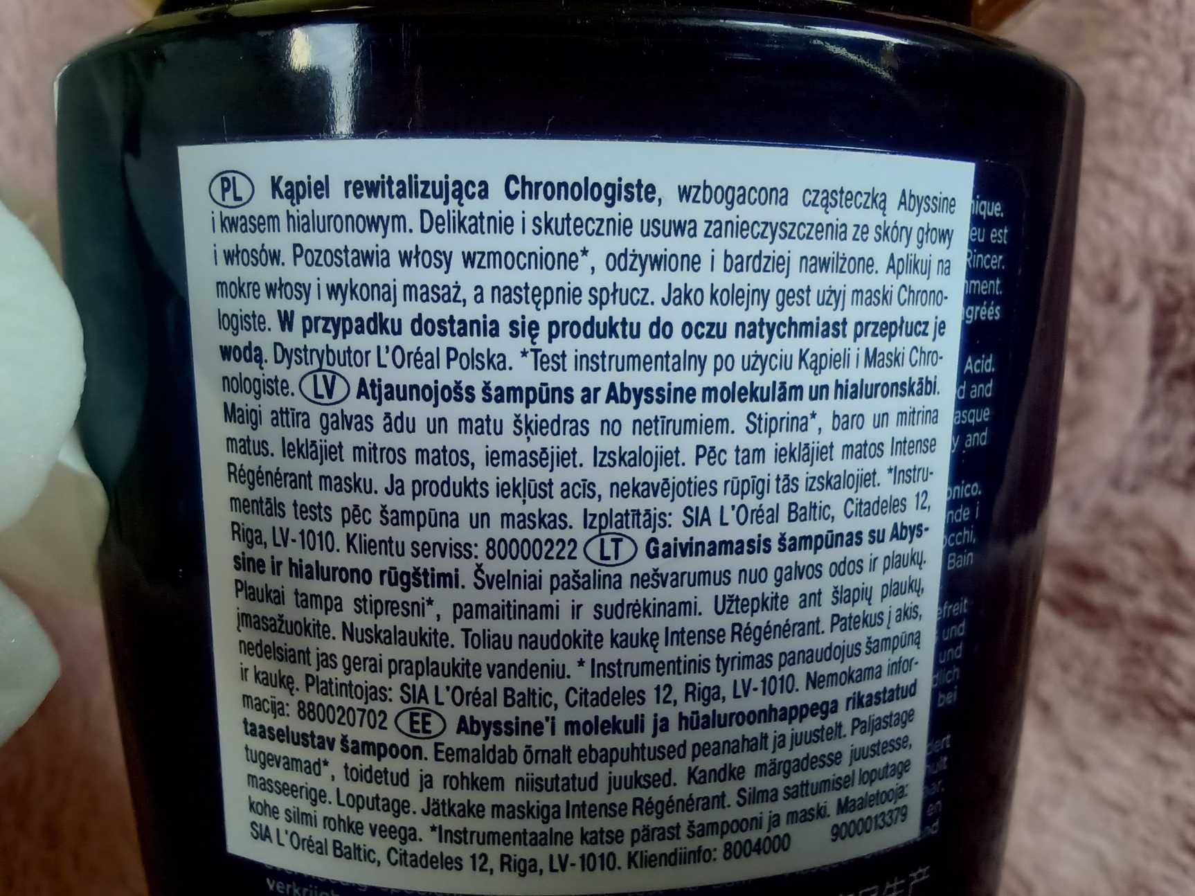 Kerastase Chronologiste szamponRewitalizujący włosy i skóręGłowy 250ml