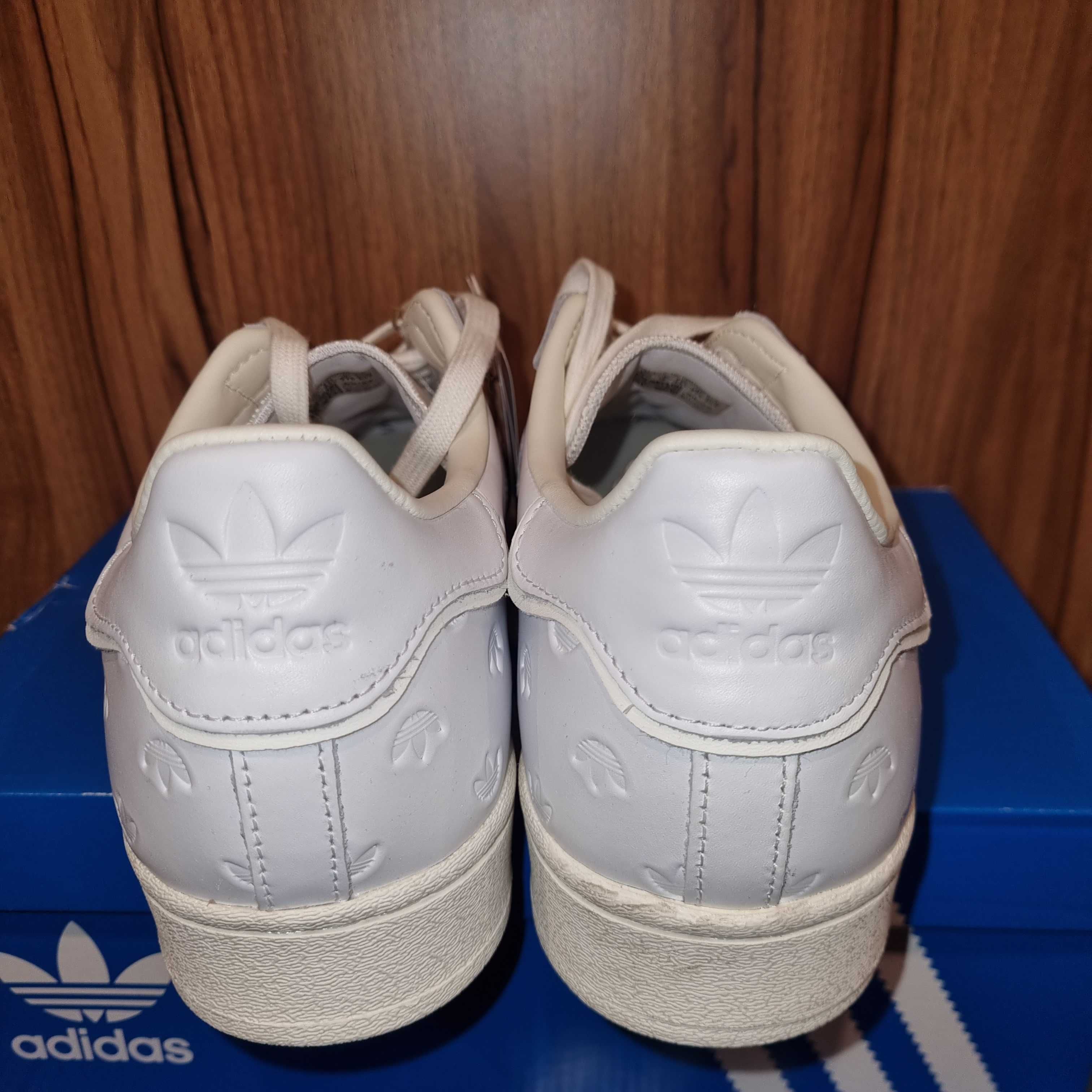 Nowe Buty Adidas Superstar Original Białe r. 46 GY0025