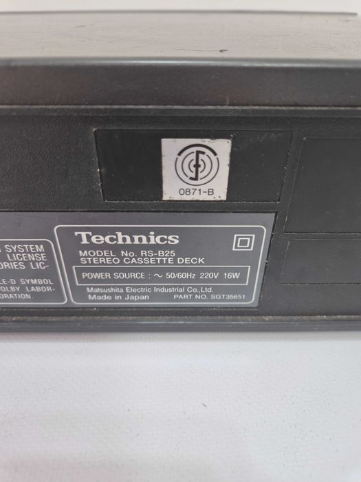 Technics RS B25 RS-B25 Cassette Deck magnetofon